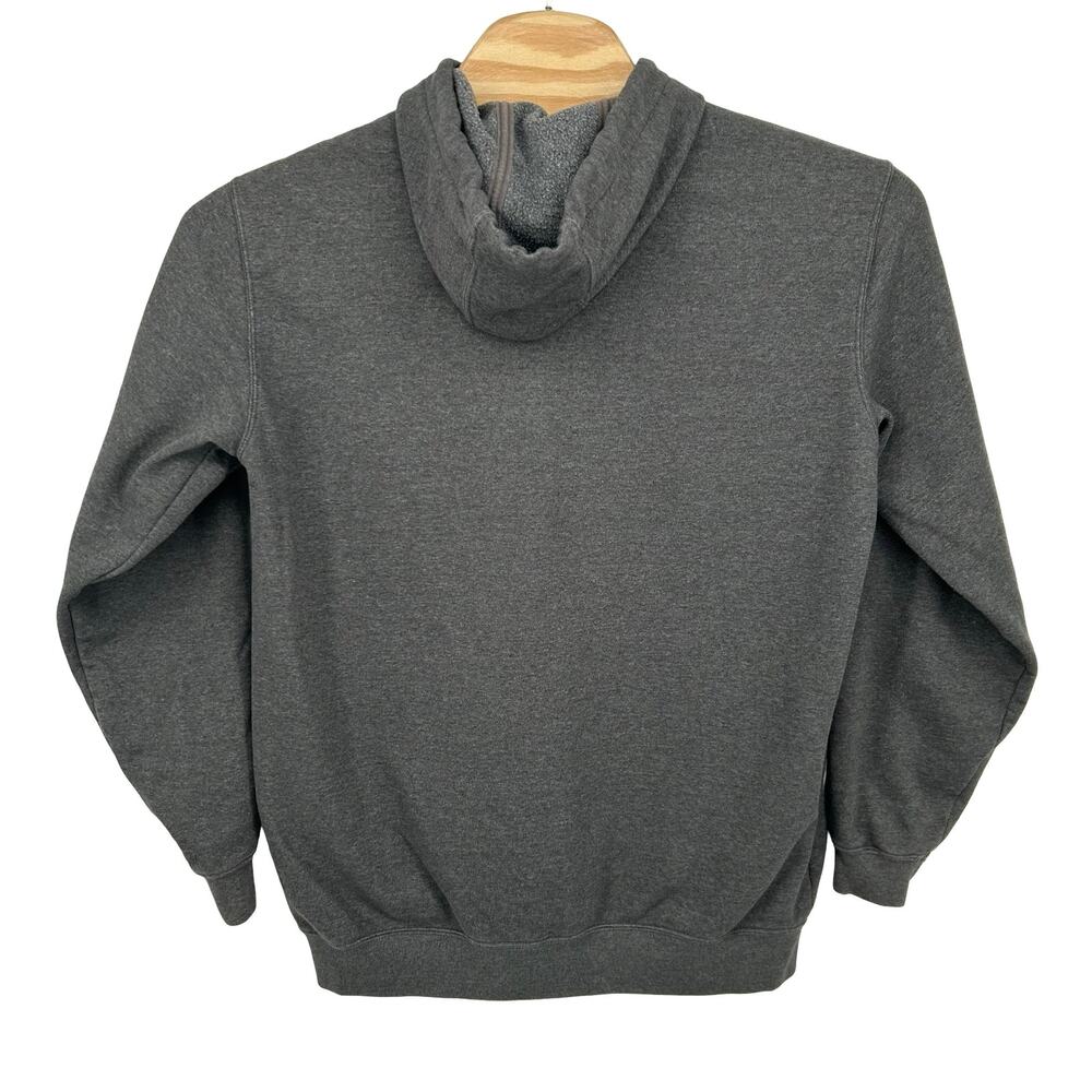 Men's Carbon Heather Grey Carhartt K121 Marquette Loose Fit Hoodie Sweatshirt~ M - Picture 6 of 8